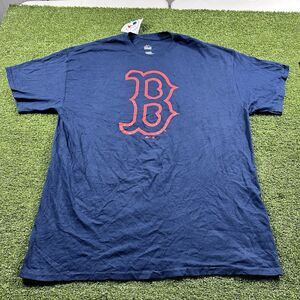 Boston Red Sox Majestic T Shirt Men's XL Navy Blue MLB Baseball Graphic Tee